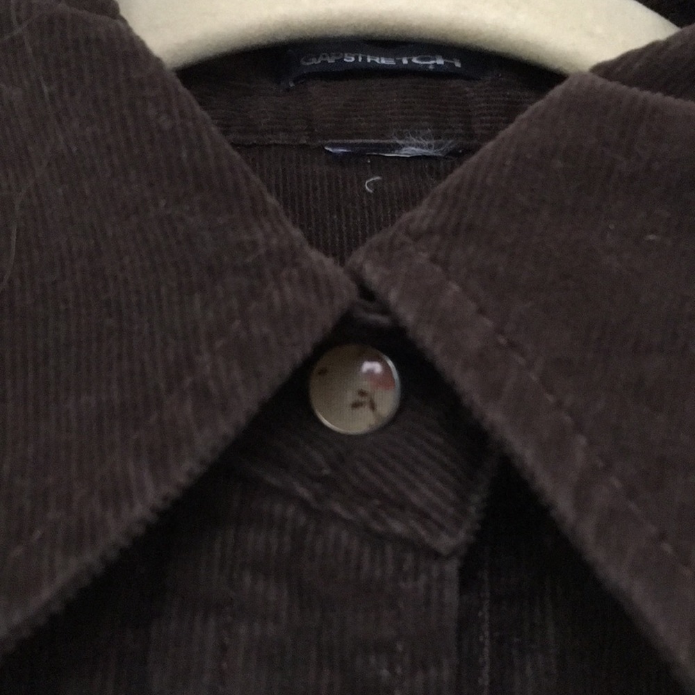 Gap stretch western corduroy slim shirt snap - Picture 8 of 8